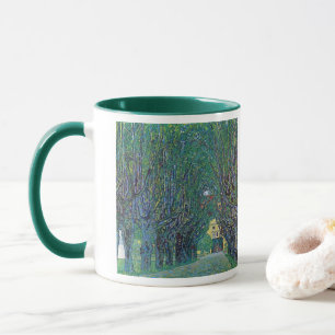 Allee im Schloss Kammer Park von Gustav Klimt Tasse