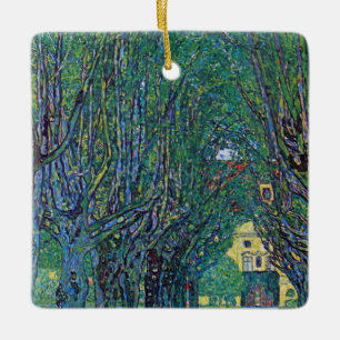 Allee im Schloss Kammerpark von Gustav Klimt Keramikornament