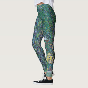 Allee im Schloss Kammerpark von Gustav Klimt Leggings