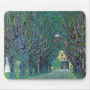 Allee im Schloss Kammerpark von Gustav Klimt Mousepad