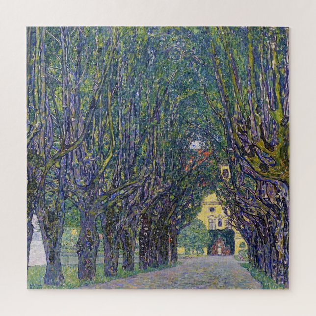 Allee in Schloss Kammer, Gustav Klimt (Vertikal)