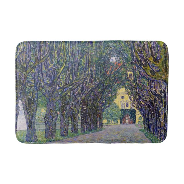 Allee in Schloss Kammer, Gustav Klimt Badematte (Vorderseite)
