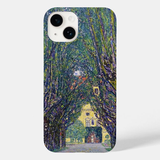 Allee in Schloss Kammer, Gustav Klimt Case-Mate iPhone 14 Hülle (Rückseite)