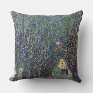 Allee in Schloss Kammer, Gustav Klimt Kissen
