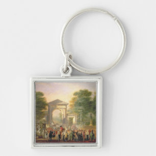 Allee vor den botanischen Gärten in Madrid, 178 Schlüsselanhänger