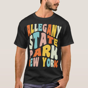 Allegano Staat Park New York Camping Wandern neben T-Shirt