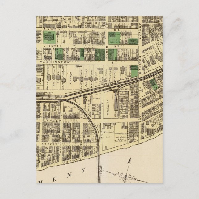 Allegheny 4 postkarte (Vorderseite)