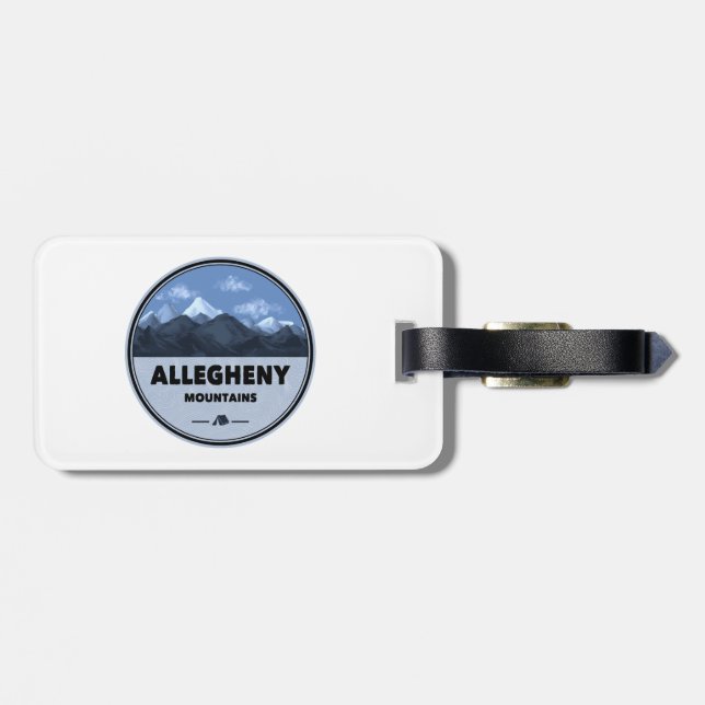 Allegheny Mountains Camping Gepäckanhänger (Rückseite horizontal)