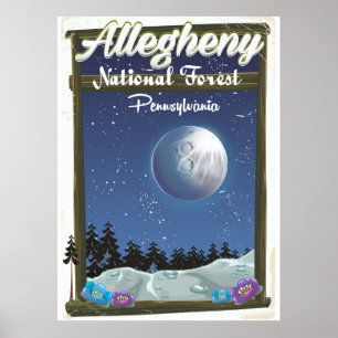 Allegheny National Forest Pennsylvania Poster