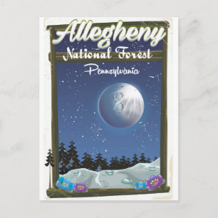 Allegheny National Forest Pennsylvania Postkarte