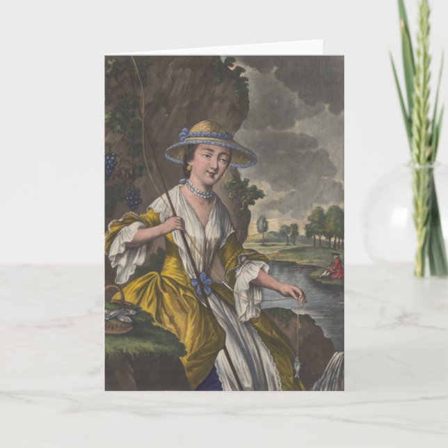 Allégorie d'août - carte de voeux (Devant)