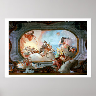 Allegorie der Heirat von Rezzonico zu Savorgnan Poster