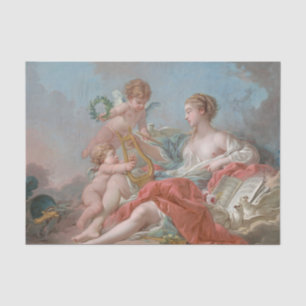 Allegorie der Musik von Francis Boucher Seidenpapier