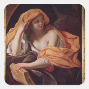 Allegorie der Philosophie Quadratischer Aufkleber