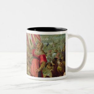 Allegorie der türkischen Kriege Zweifarbige Tasse