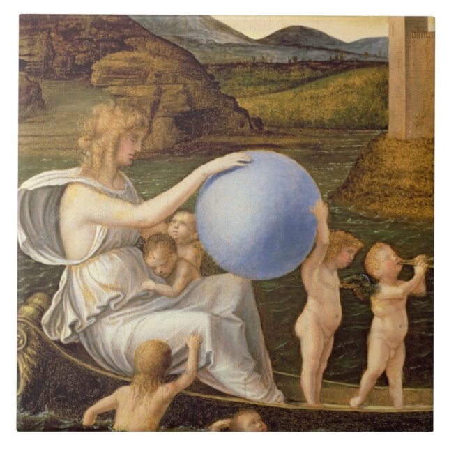 Allegorie des ändernden Vermögens oder Melancholie Fliese (Vorderseite)