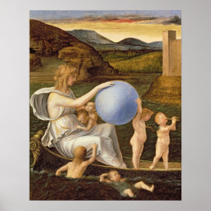 Allegorie des ändernden Vermögens oder Melancholie Poster