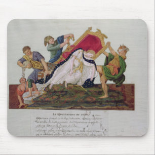 Allegorie des Umwerfens des Thrones Mousepad
