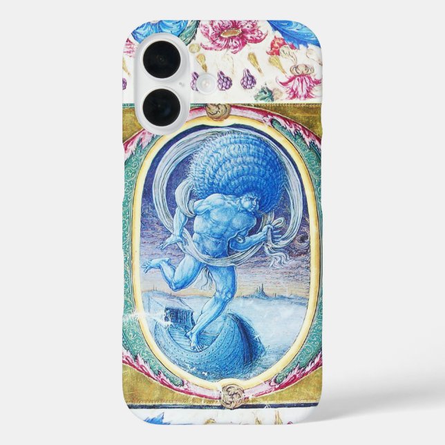ALLEGORIE DES WINDANTIKEN FLORALEN MINIATURMONOGRA iPhone 16 HÜLLE (Rückseite)