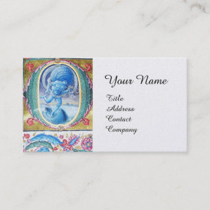 ALLEGORIE DES WINDANTIKEN FLORALEN MINIATURMONOGRA VISITENKARTE
