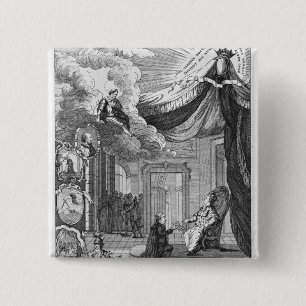 Allegorie von berichtet Louis XVI Button