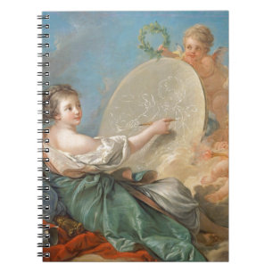 Allegorie von Malerei, 1765 (Öl auf Leinwand) Notizblock