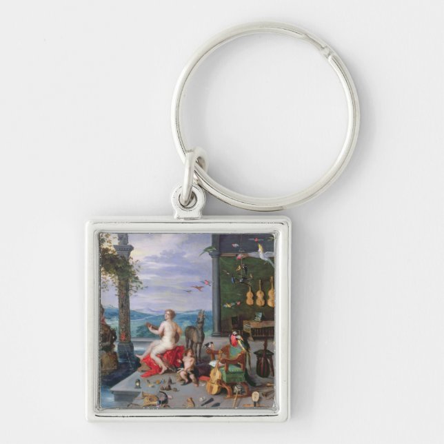 Allegorie von Musik Schlüsselanhänger (Vorne)