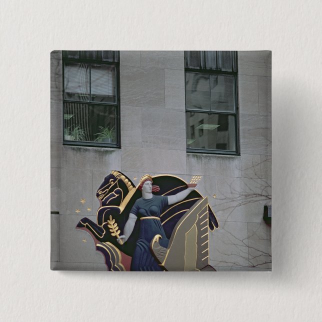 Allegorische Szene Button (Vorderseite)