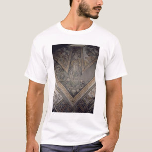 Allegorische Zahl des Herbstes, Detail eines T-Shirt