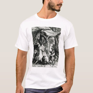 Allegorisches Porträt von Jean de La Fontaine T-Shirt
