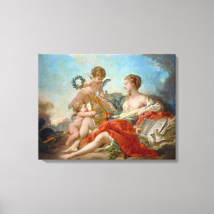 Allegory of Music von François Boucher Leinwanddruck