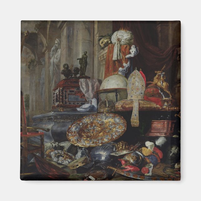 Allegory of the Vanities of the World, 1663 Magnet (Vorne)