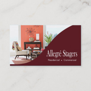 Allegré Stagers-Zuhause, das Innenarchitektur Visitenkarte