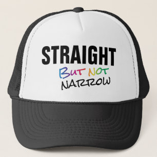 Allein die LGBTQ+ sind gerade, aber nicht schmal Truckerkappe