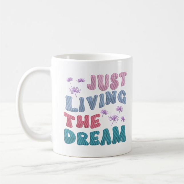 Allein die Traumkadavern in Pastellfarben Kaffeetasse (Links)