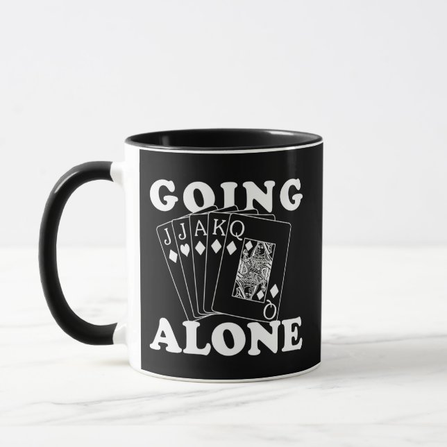 Allein gehen tasse (Links)