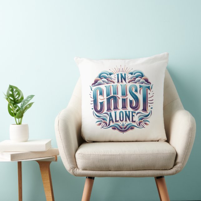 Allein in Christ Kissen (Stuhl )