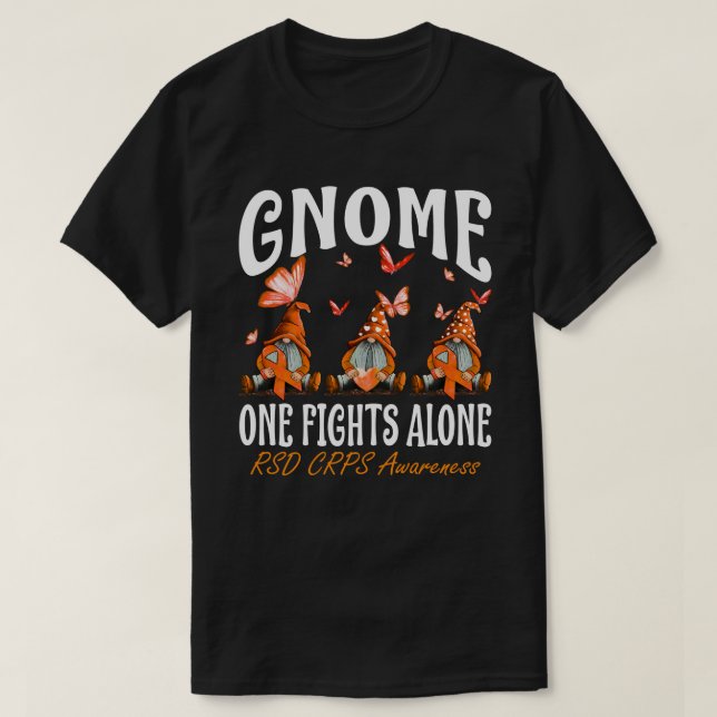 Allein RSD-CRPS-Bewusstsein gewinnt einen Kampf T-Shirt (Design vorne)