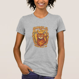 ALLEIN UND GLÜCKLICH DANKE MEINER KATZE T-Shirt
