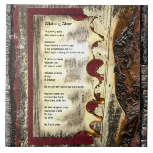 Allein zu Fuß Fliese