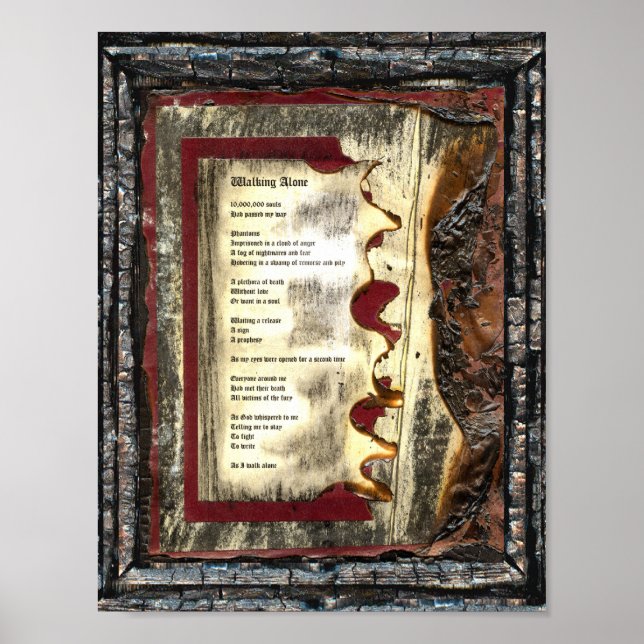 Allein zu Fuß Poster (Vorne)