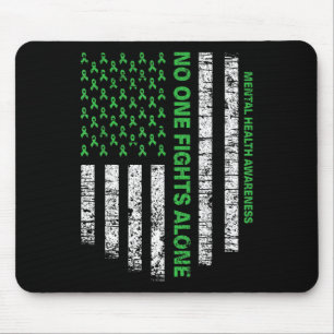 Alleine das Bewusstsein für psychische Gesundheit Mousepad