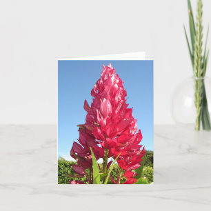 Alleine Flammen-Blume v2 Karte