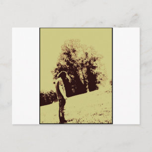 alleine postkarte