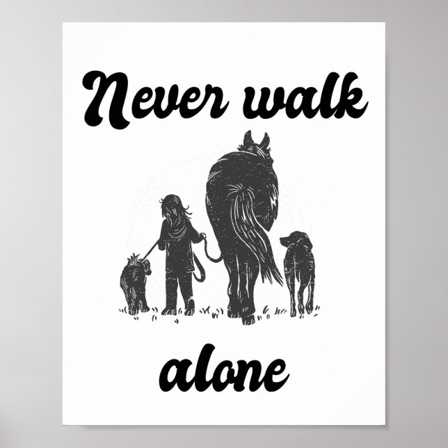 Alleinstehend Bauer Tier Lover Poster (Vorne)