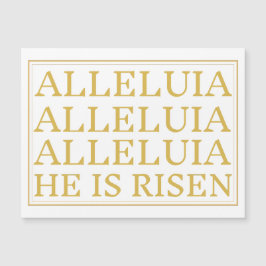 Alleluia Er ist die Magnetkarte für Ostern.