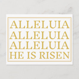Alleluia Katholischer Ostergruß Postkarte