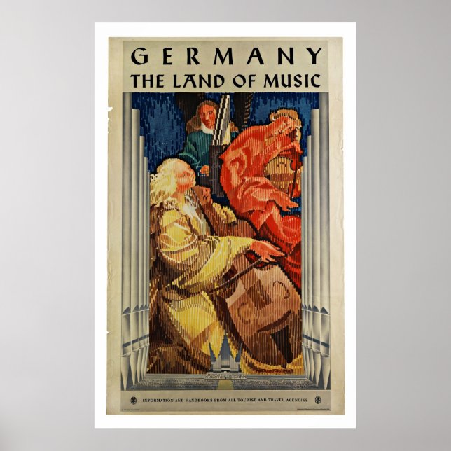 Allemagne - Affiches Vintage voyage (Devant)