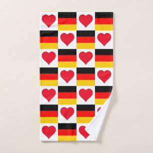 Allemagne Drapeau et coeur Motif Fun German Pride