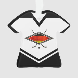 Allemagne Drapeau Hockey Logo, Nom et Numéro Jerse